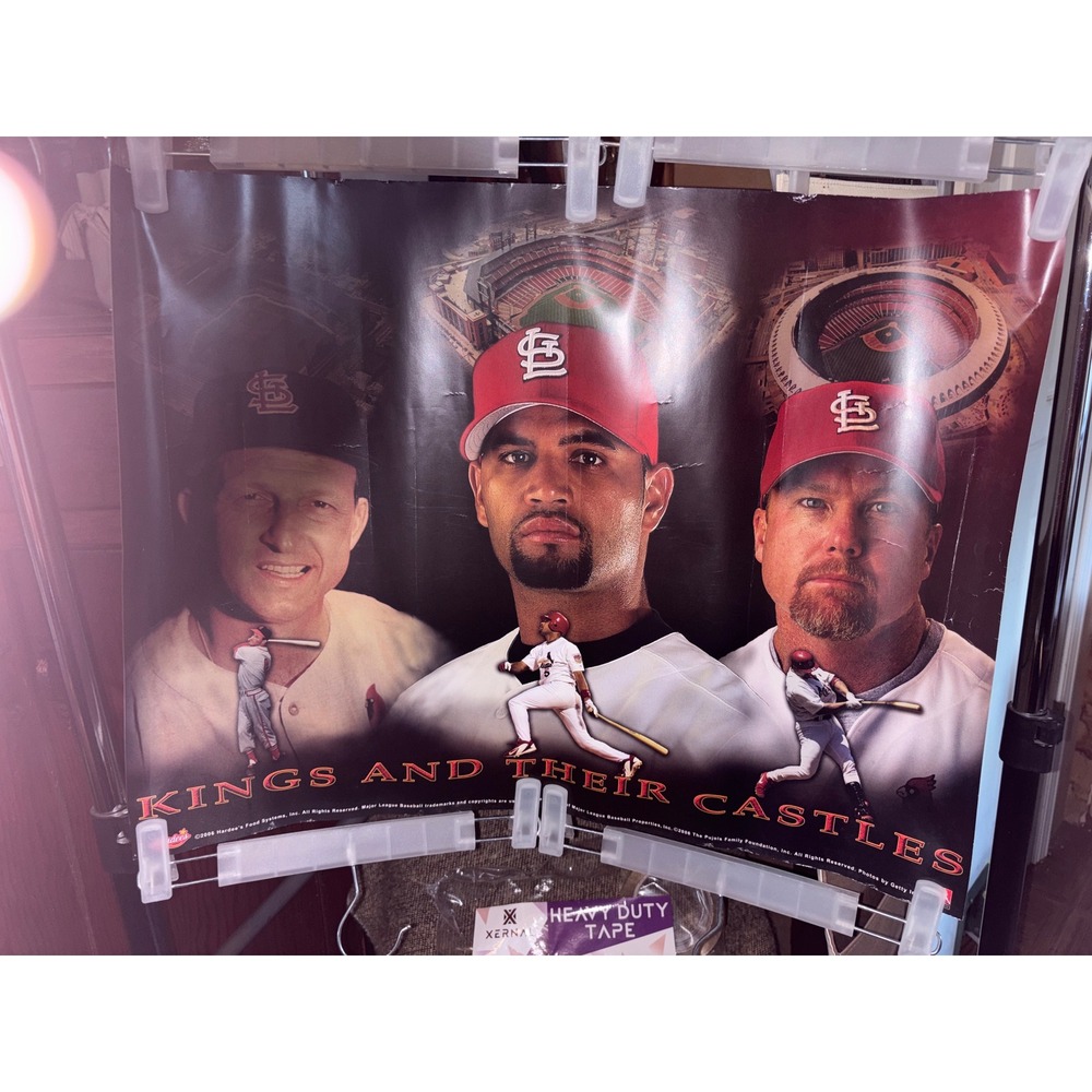2006 St Louis Cardinals Kings and Their Castles Poster Musial Pujols McGwire